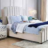Atria Bed Model Cm7687Bg-Queen Bed By Furniture Of America